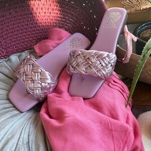 Vince Camuto Braided Flats, sz 7W